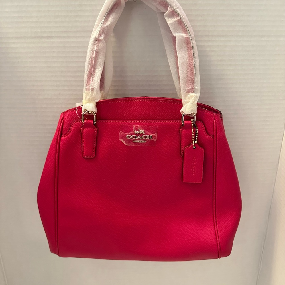 Coach Hot Pink Satchel Handbag NWT